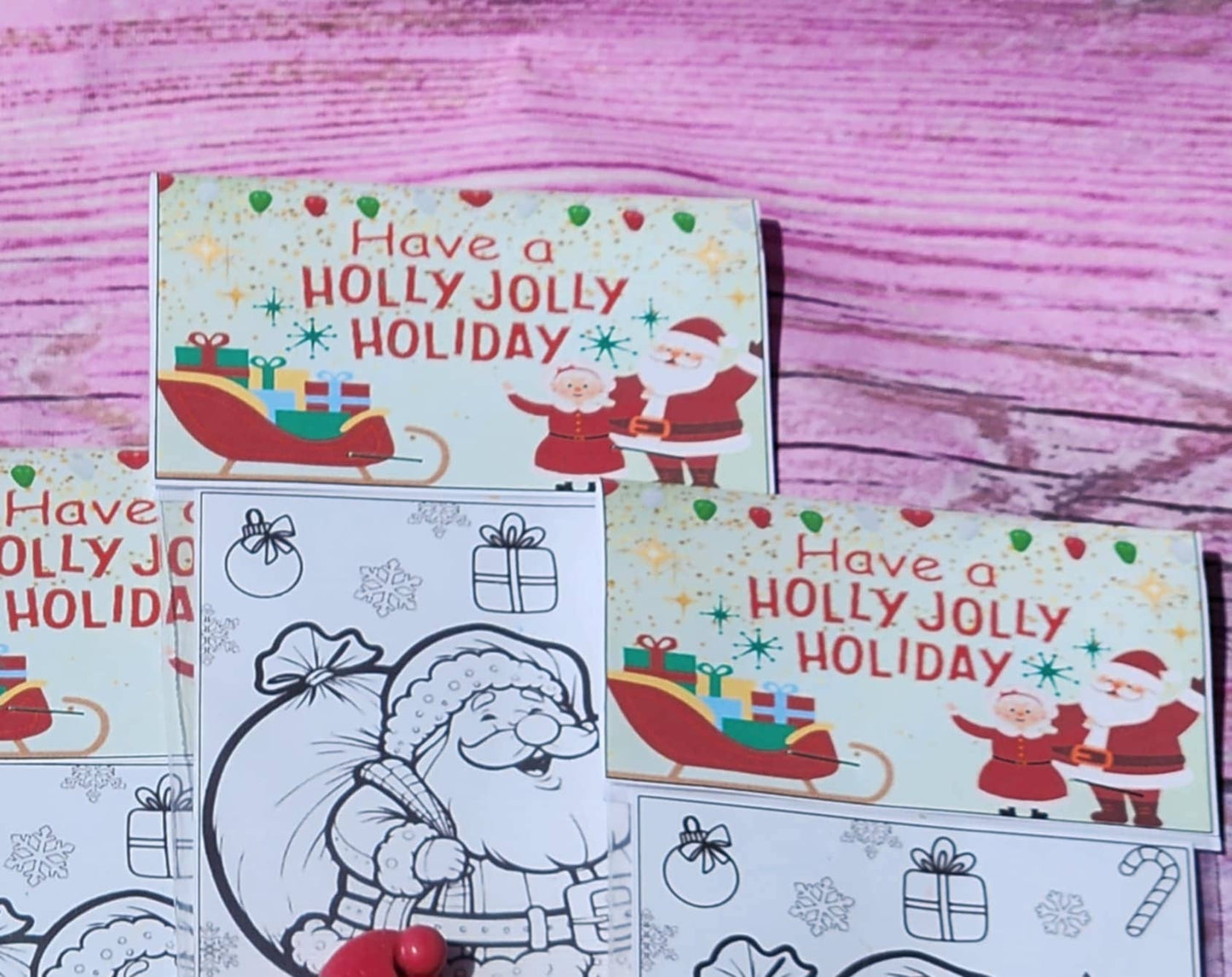 Santa Coloring Kits