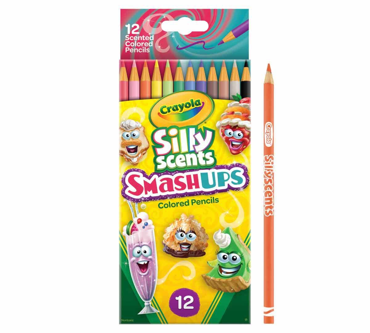 Crayola 12 Count Silly Scents Mashups Colored Pencils