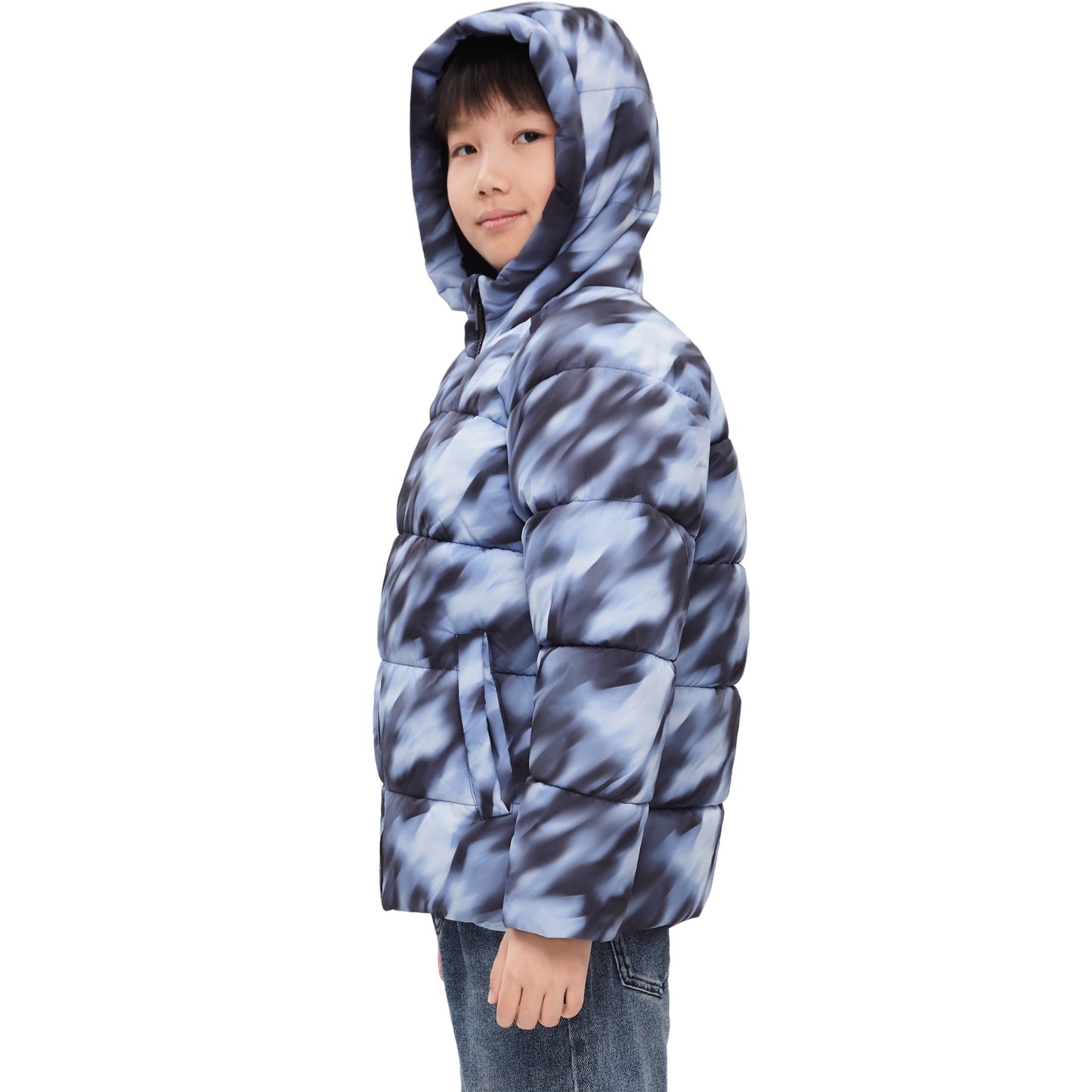 Boys' Ripstop Winter Coat Kids' Fleece Lined Jacket