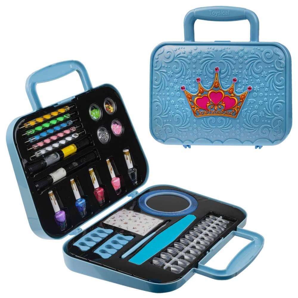 Nail Art Kit for Kids and Tweens - Non Toxic Nail Gift Set
