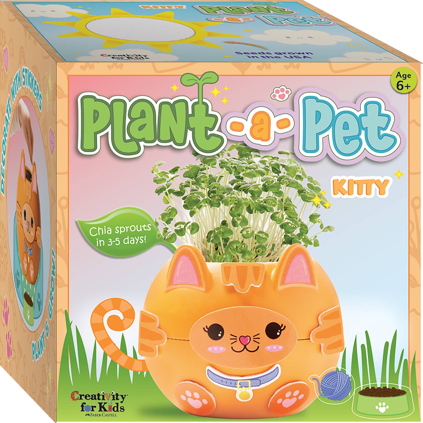 Plant and Decorate a Pet Mini Grow Craft Kit for Kids