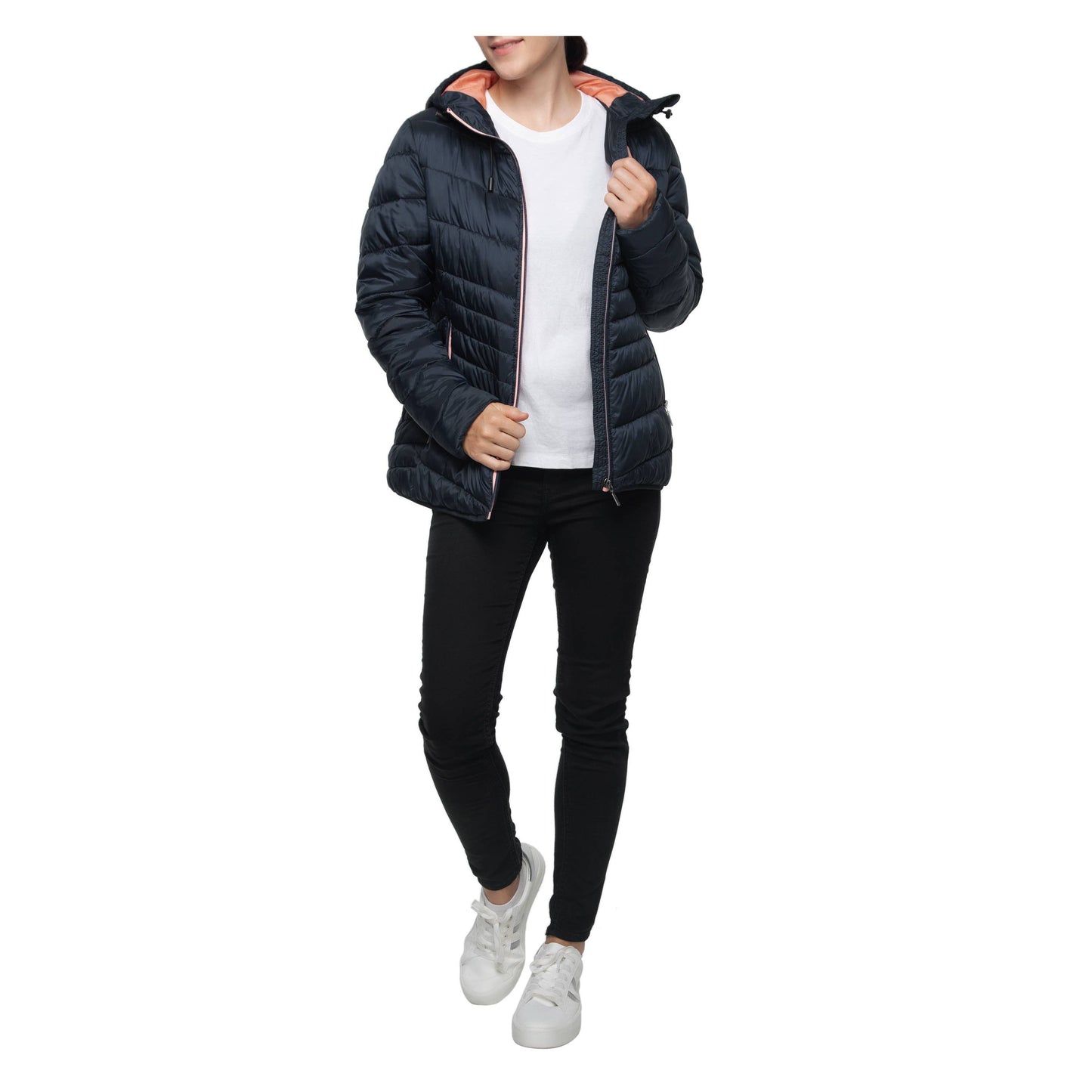 Women's Light Curvy Fit Puffer Jacket Coat