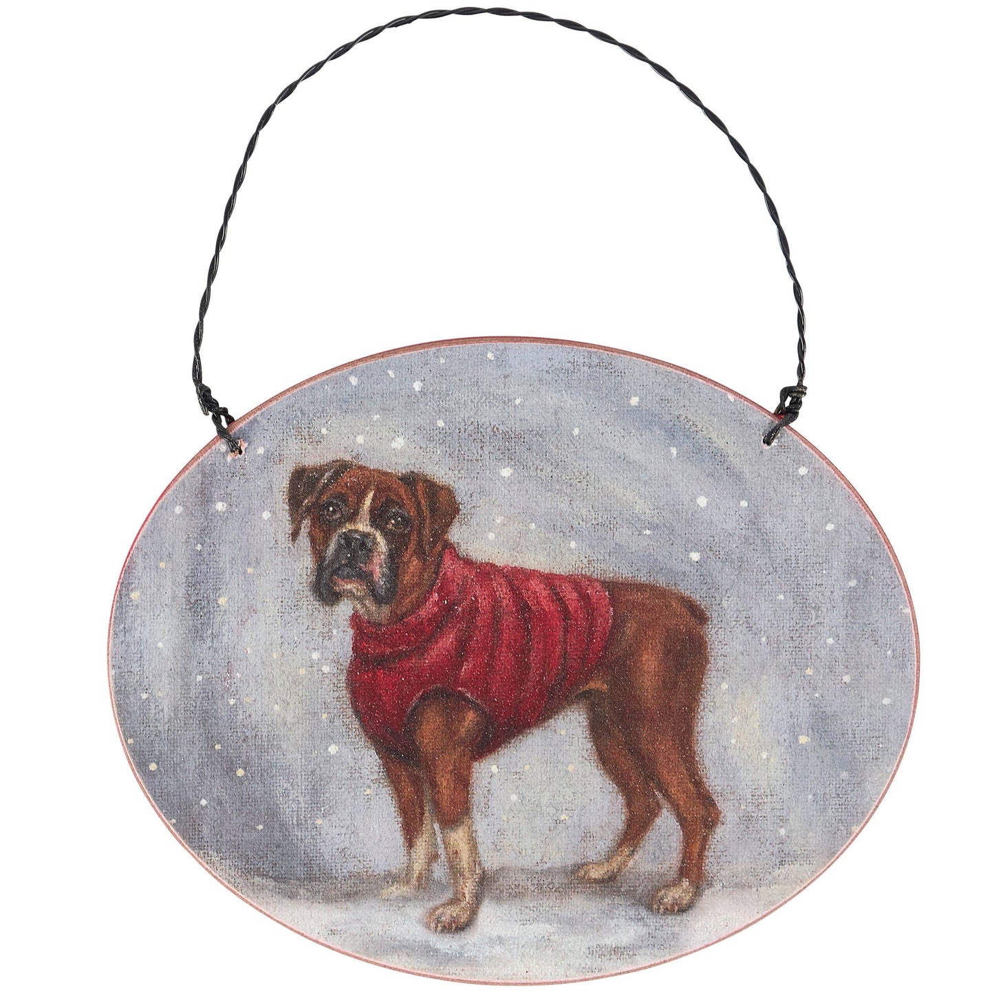 Cozy Boxer Ornament