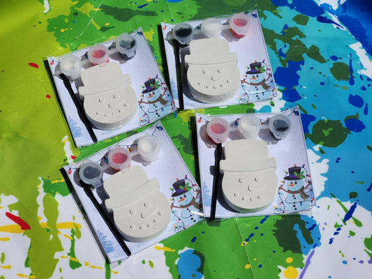 Snowman Plaster Paint Kits l Christmas Present l