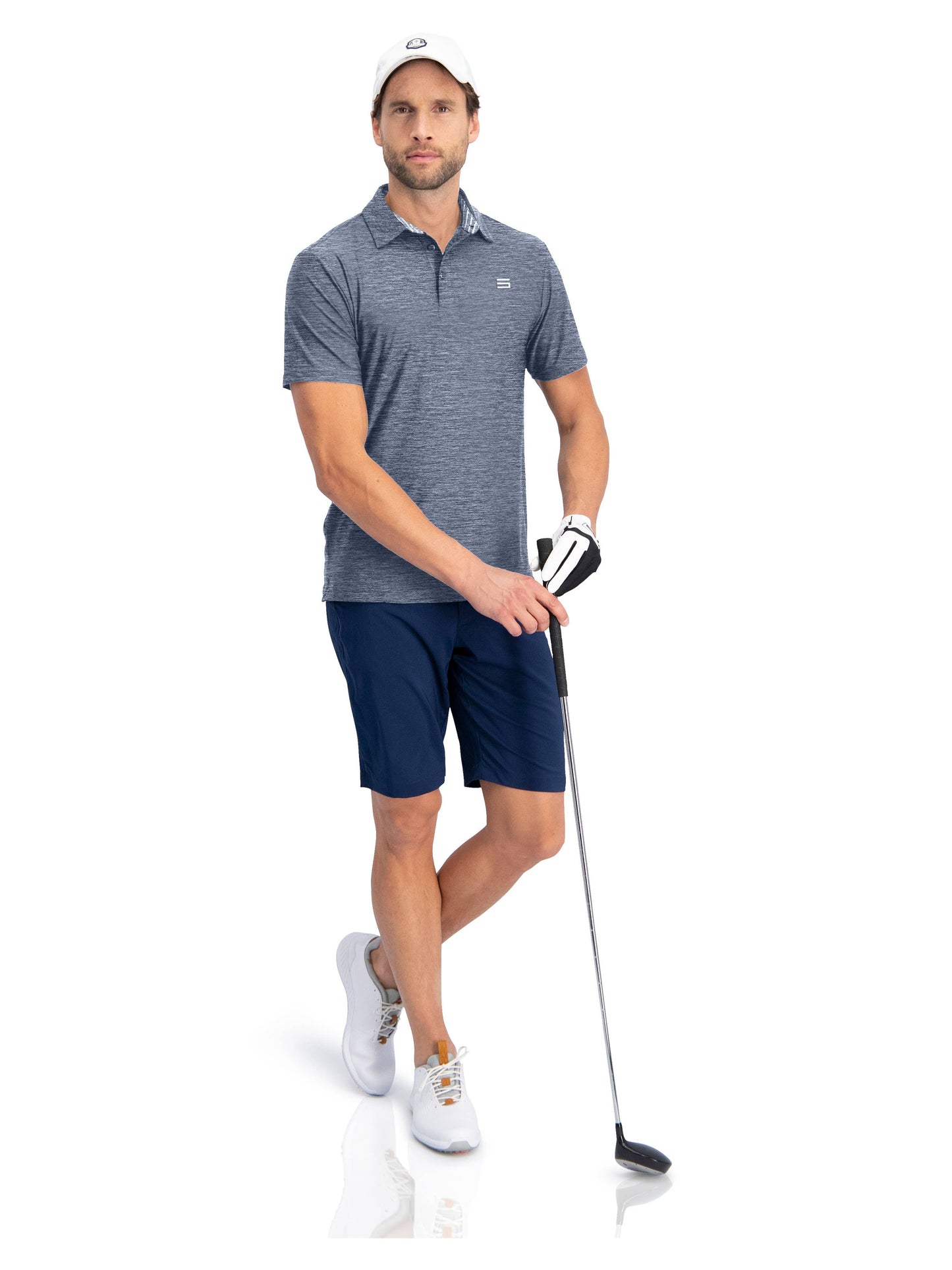 Men's Quick Dry Golf Shirts - Short Sleeve, Athletic Polo