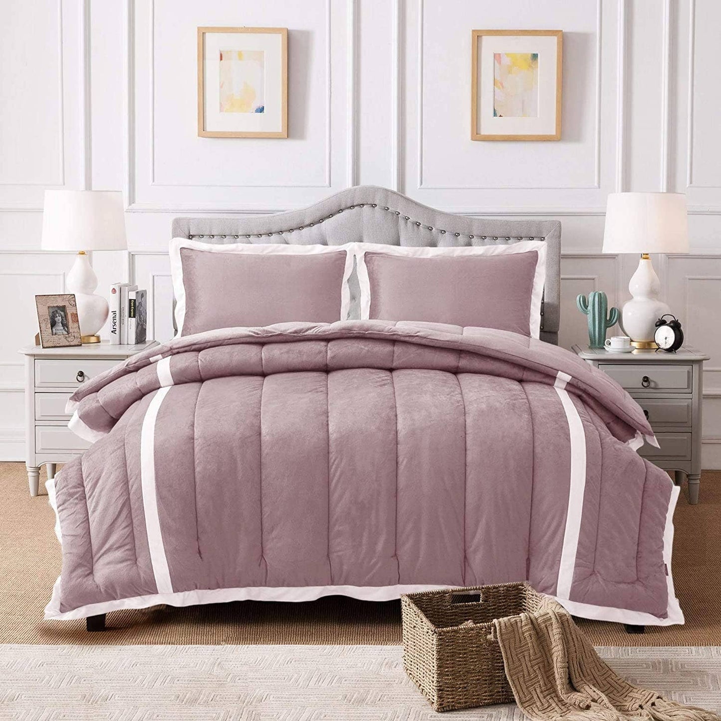 Down Alternative Comforter Set with Plush Microfiber