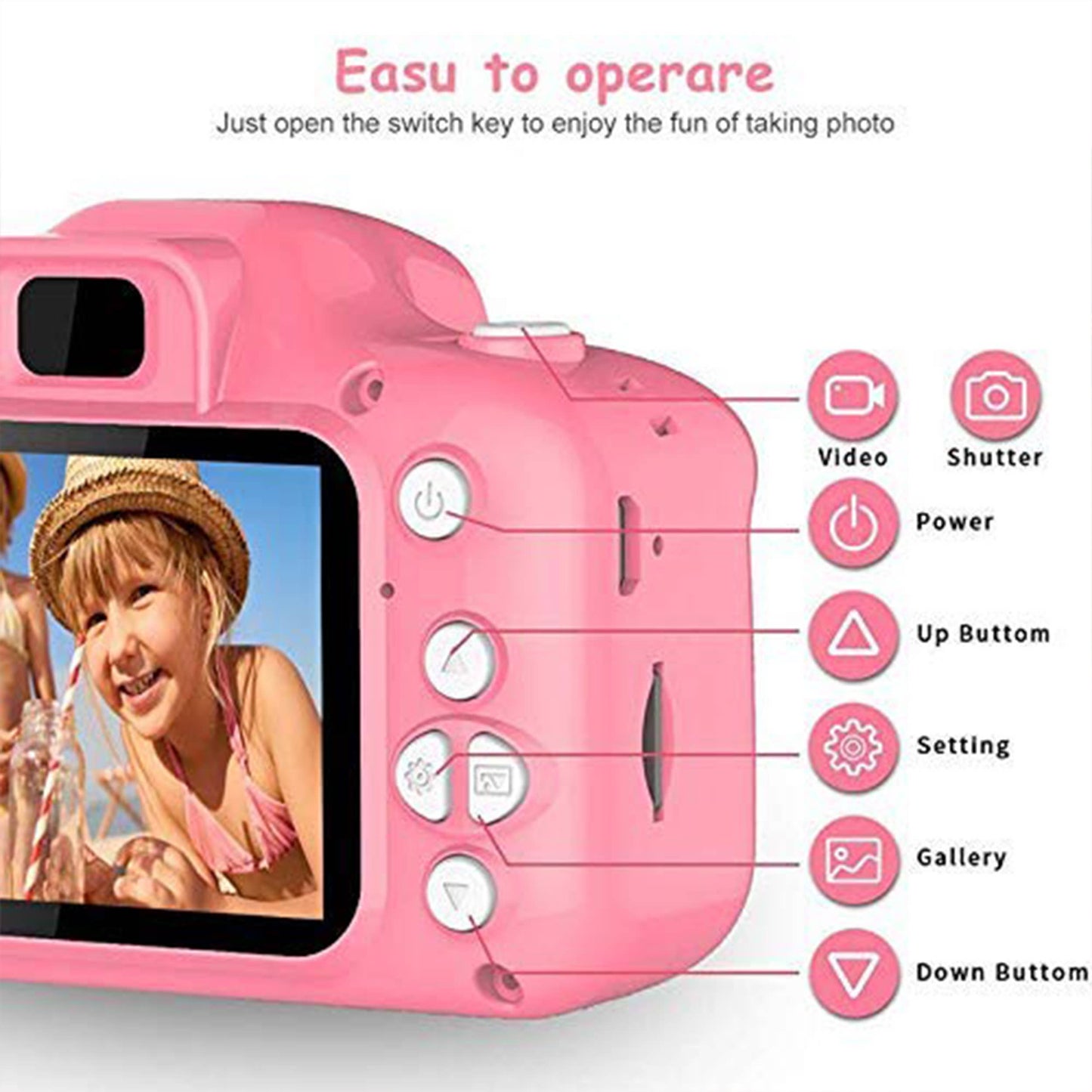 Holiday Special Digital Video Camera Fun Kids Toys- Assorted