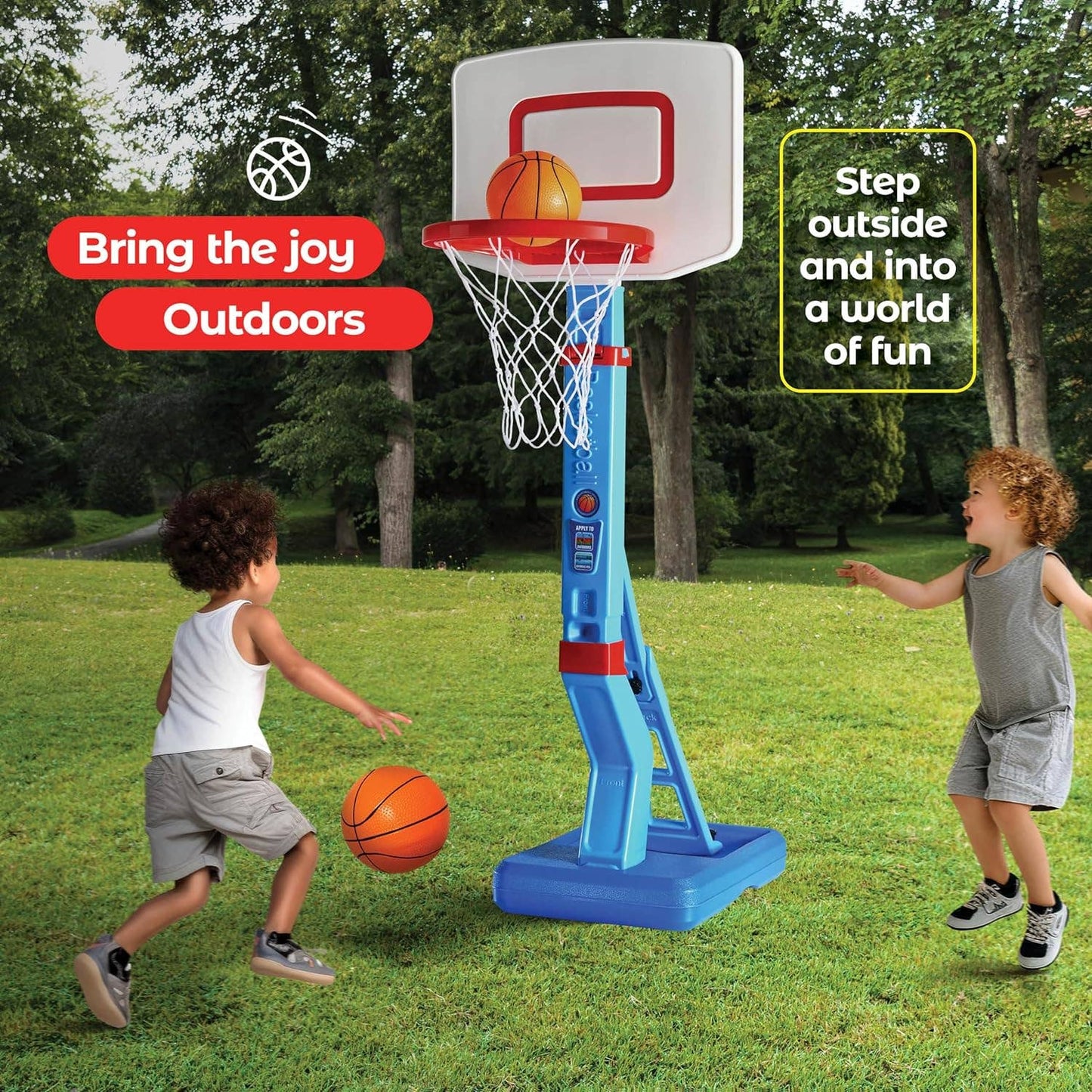 Basketball Hoop for Toddler Kids Height Adjustable Set