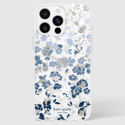 Kate spade new york iPhone 16 Pro Max Flowerbed Blue MagSafe