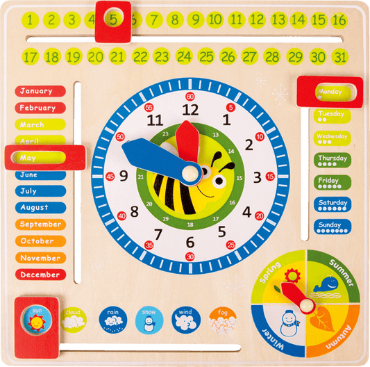 Small Foot Educational Board Dates, Times & Seasons