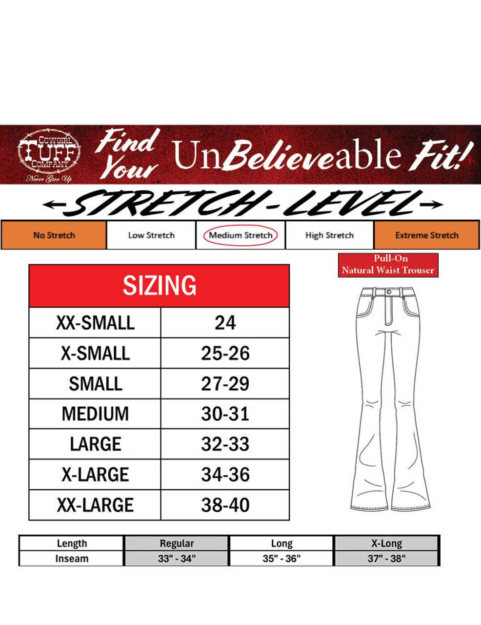 Rusty Pull-On Trouser