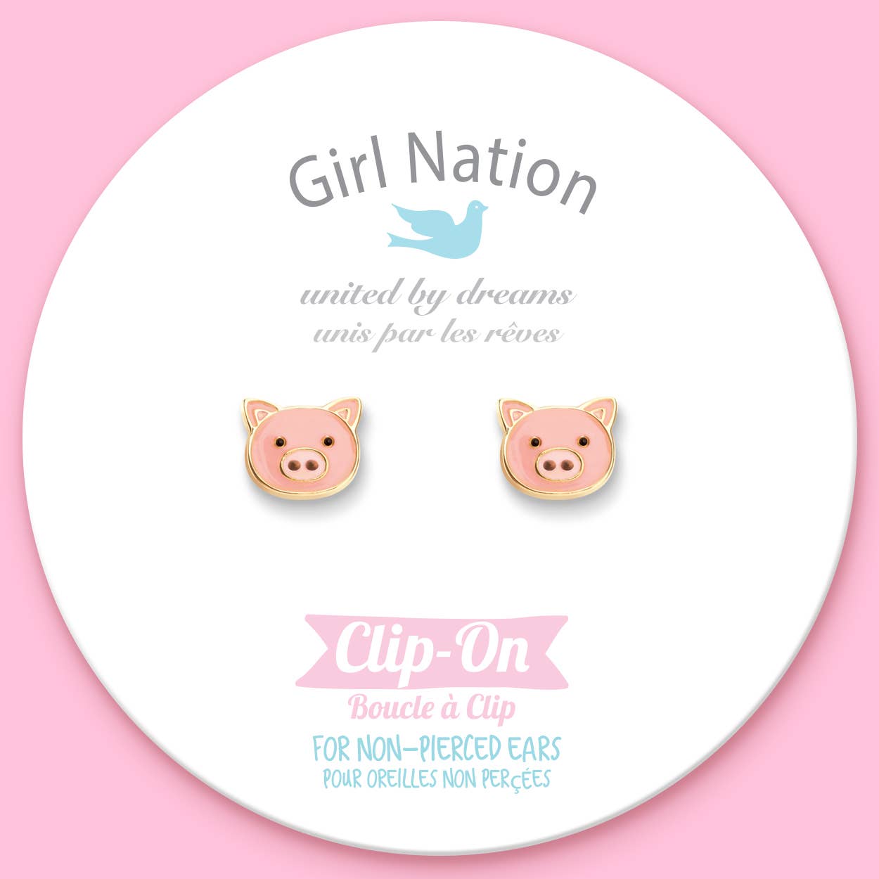 CLIP ON Cutie Earrings | Precious Pig