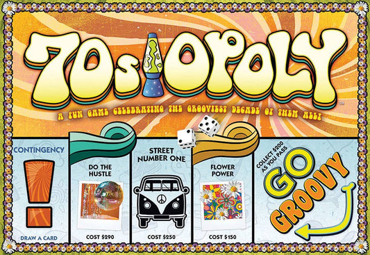 70s-Opoly Board Game, by Late for the Sky