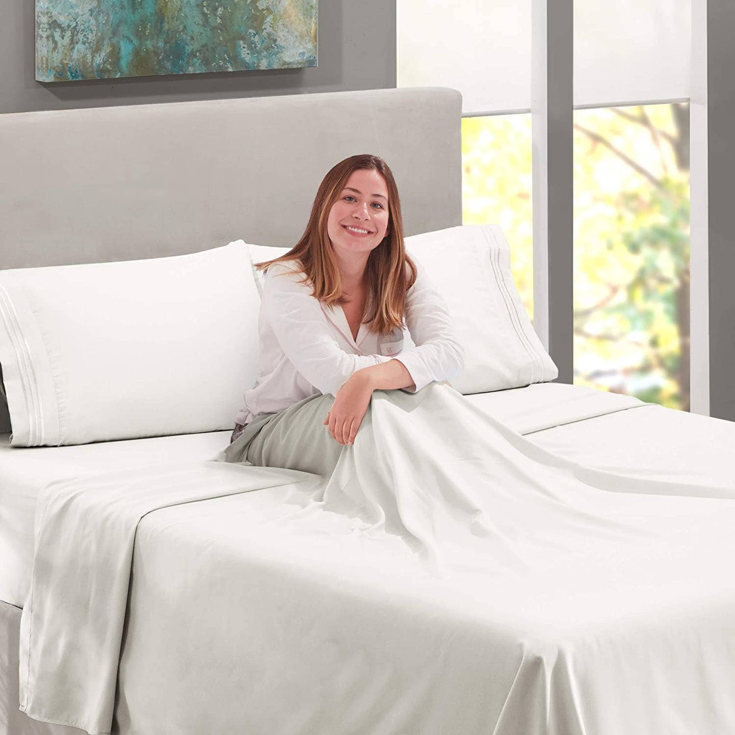 1800 Series Sheet Sets Assorted Soft Colors