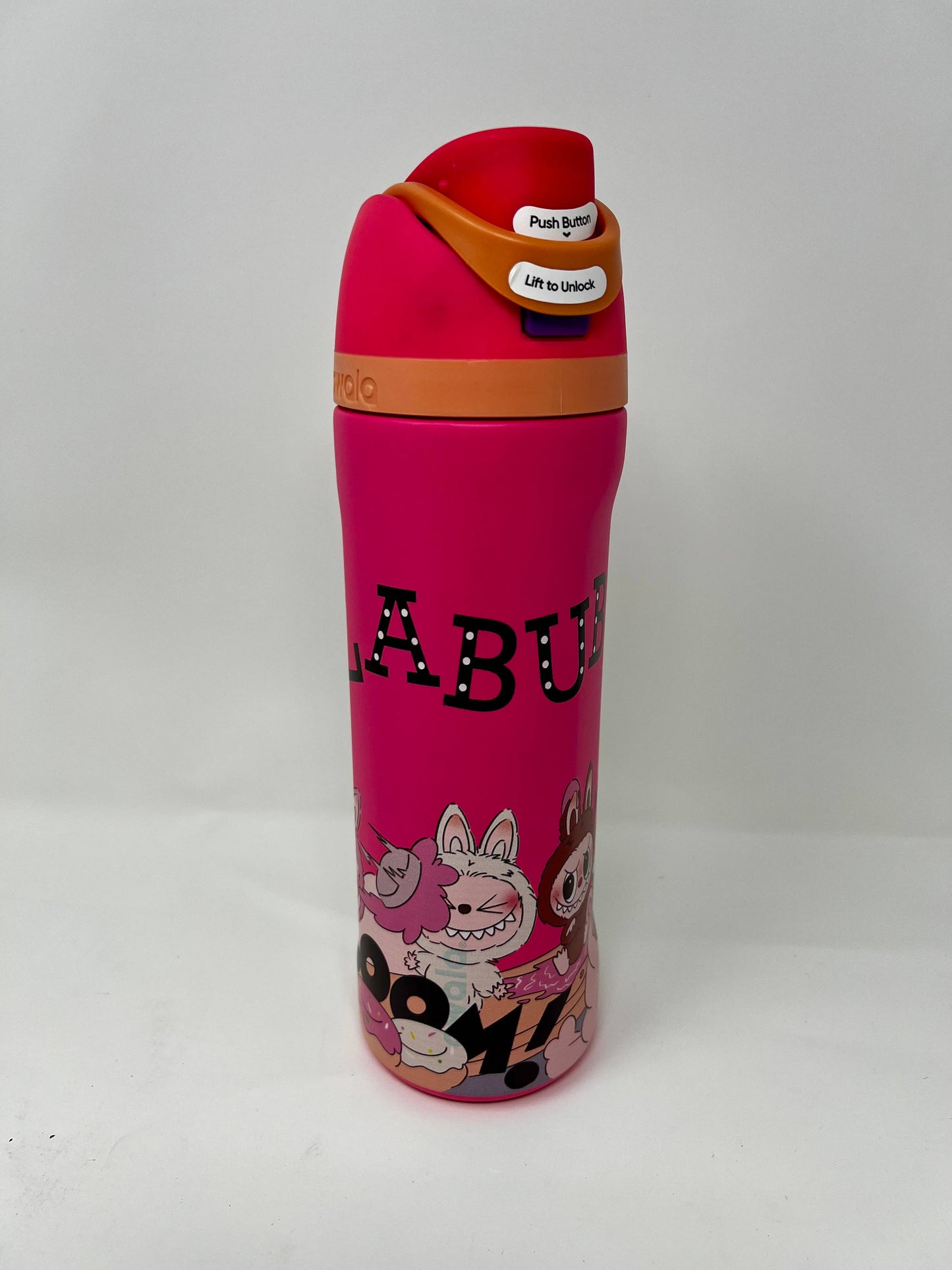 Labubu Printed Owala Bottle – Exciting Macaron Design