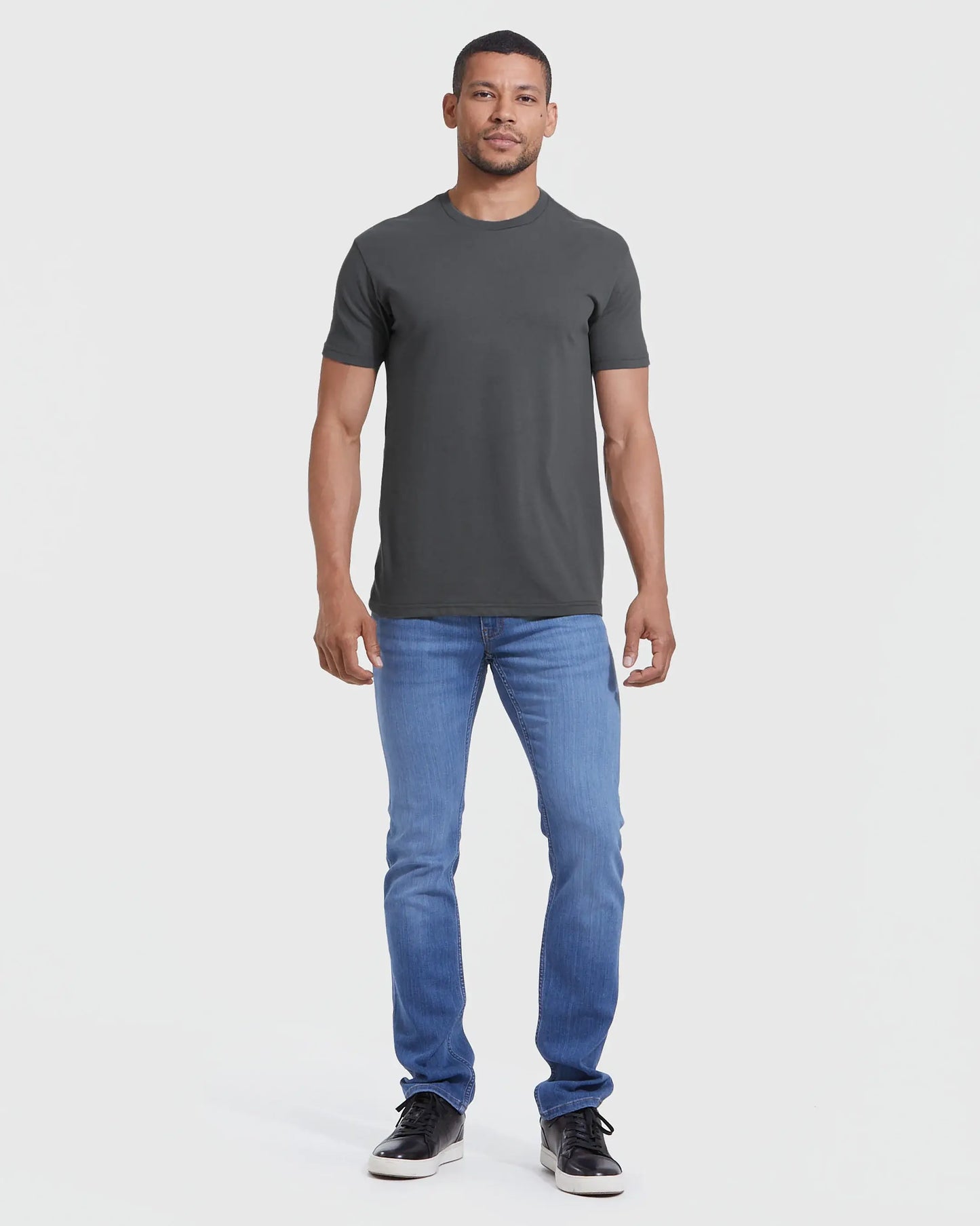 Short Sleeve T-Shirt | Crew Neck | Carbon