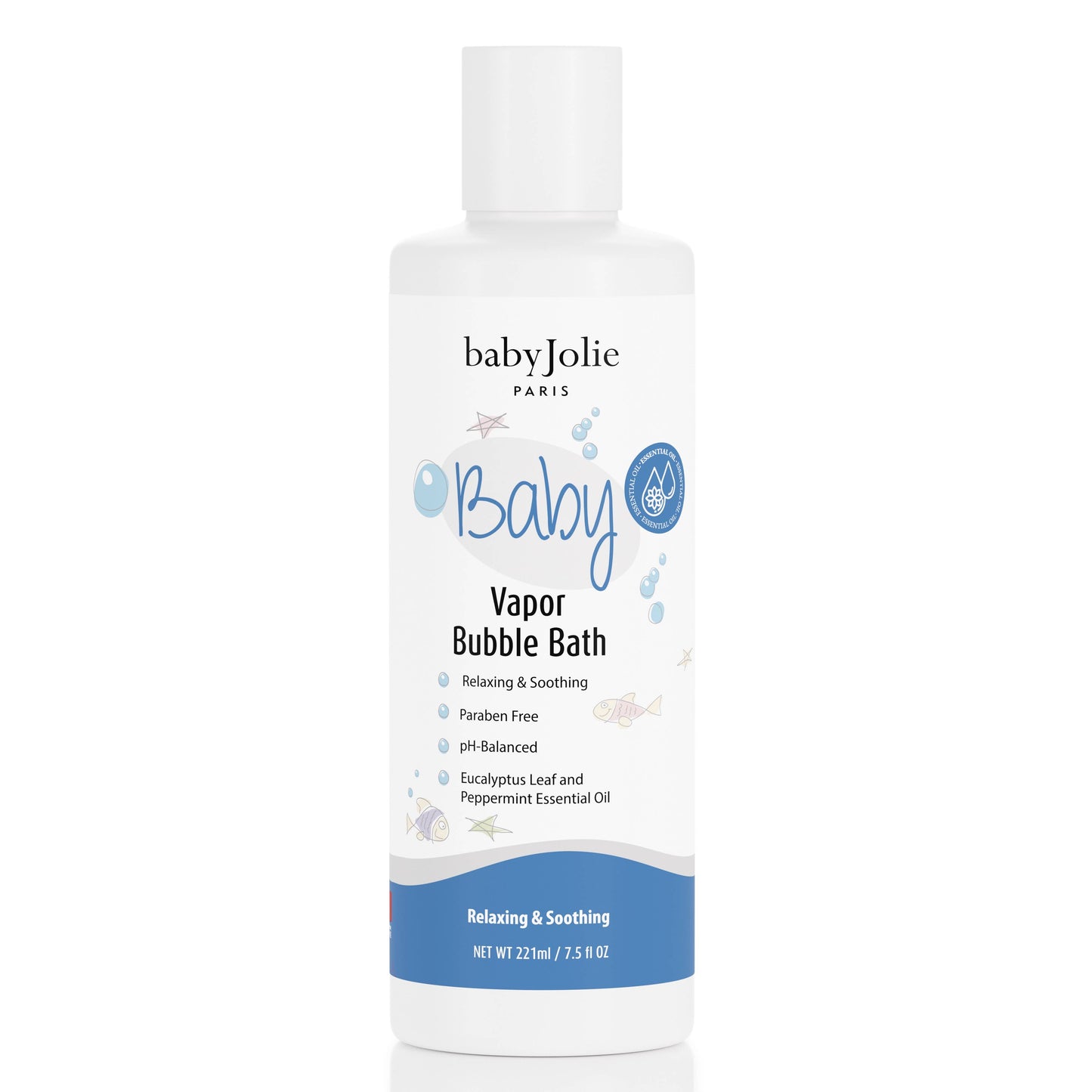 Baby Jolie Vapor Bubble Bath for Kids | Hypoallergenic