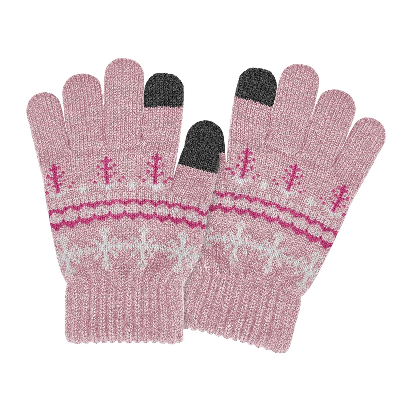 Girls Snowflake Touchscreen Stretch Glove - 35112