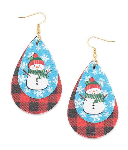 ( S185 )  CHRISTMAS THEME DROP EARRING