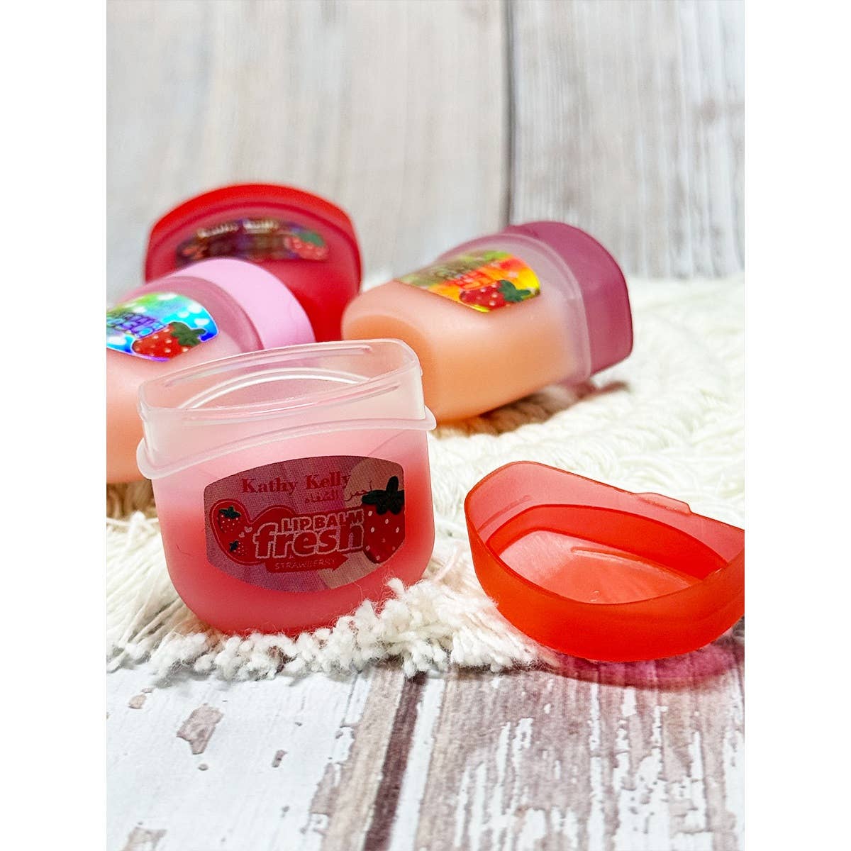 Moisturizing Fresh Strawberry Lip Balm