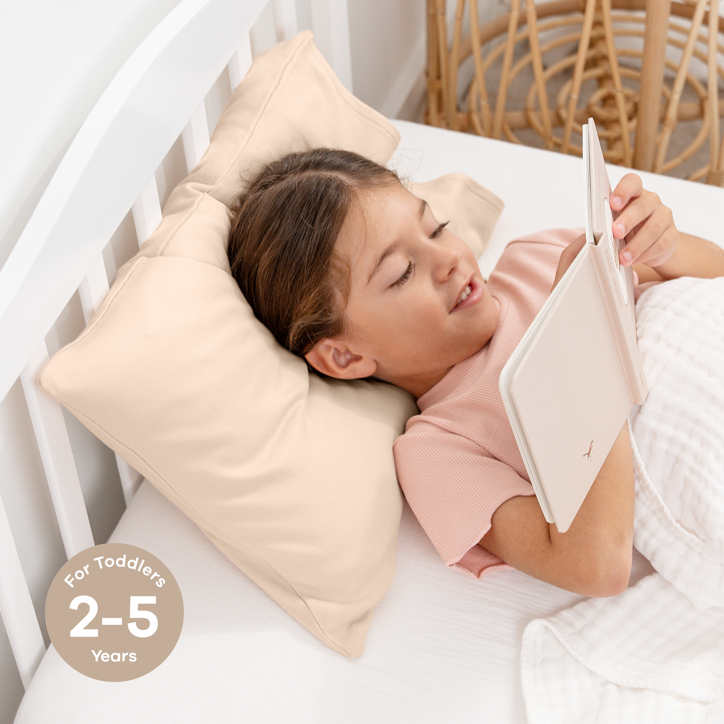 Toddler Pillow, Breathable Kids Travel Pillow by Comfy Cubs