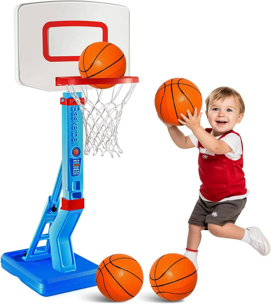 Basketball Hoop for Toddler Kids Height Adjustable Set