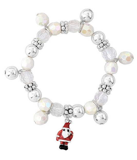 ( B712 )  CHRISTMAS   BEAD BRACELET