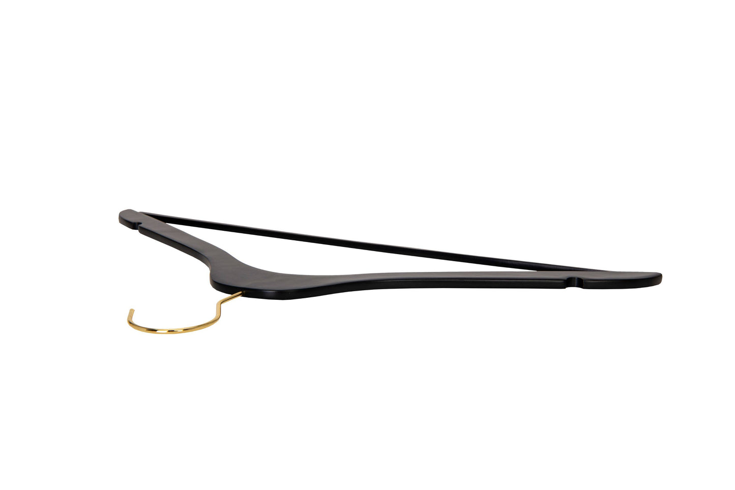 WS70 Ultra Slim Suit Hangers with Pant Bar Black/gold - 100