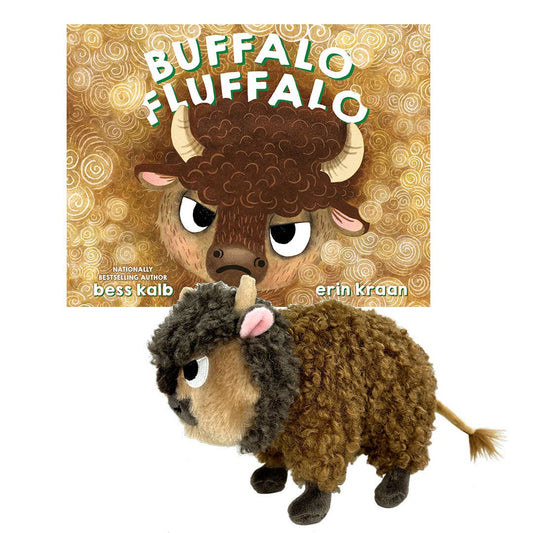 Buffalo Fluffalo Plush with hardcover book
