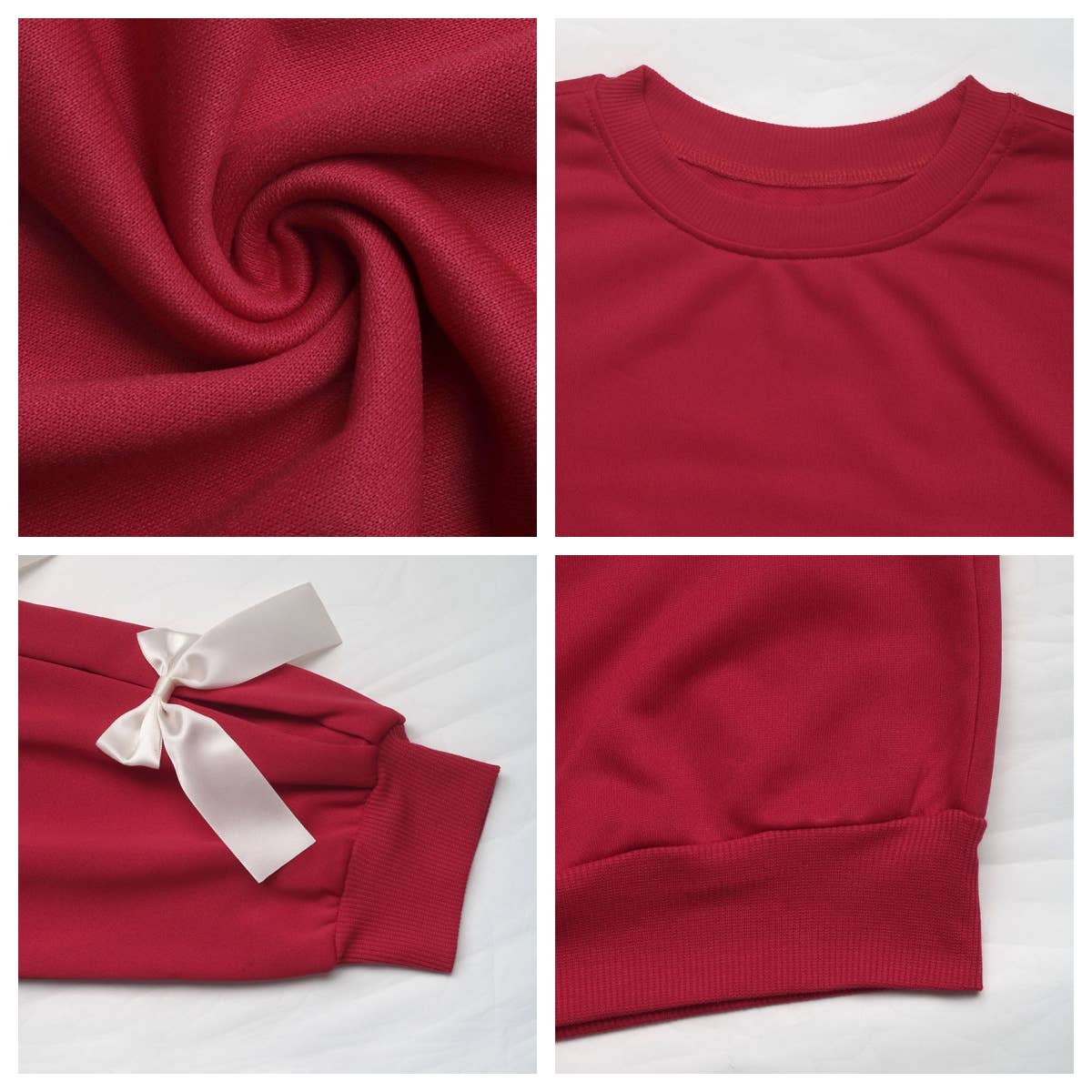Autumn and winter sweet style top  bow  sweatshirt for women