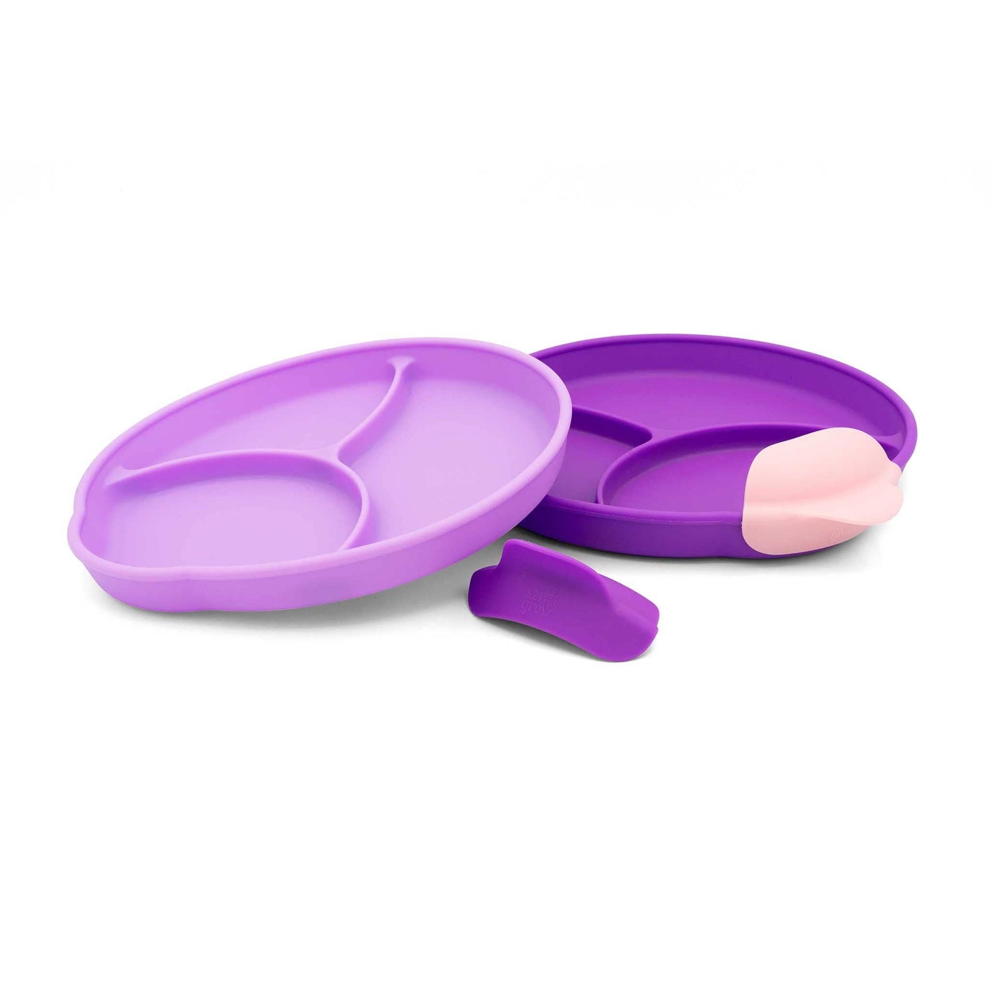 321 Grow Silicone Easy Scoop & Hold Plate Set