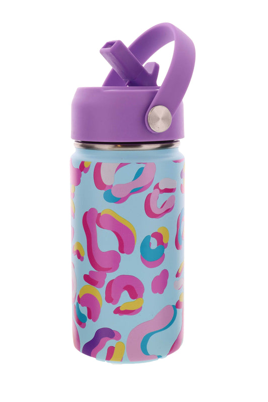 Kids Color Queen 12 Oz. Bottle With Straw Cap