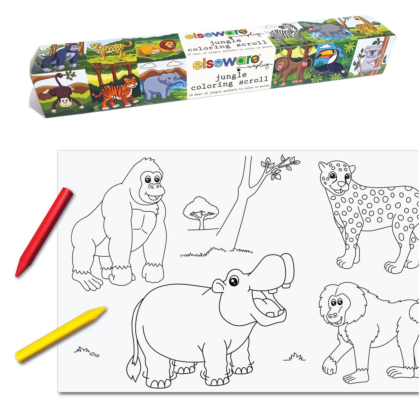 Coloring Scrolls - Jungle - case