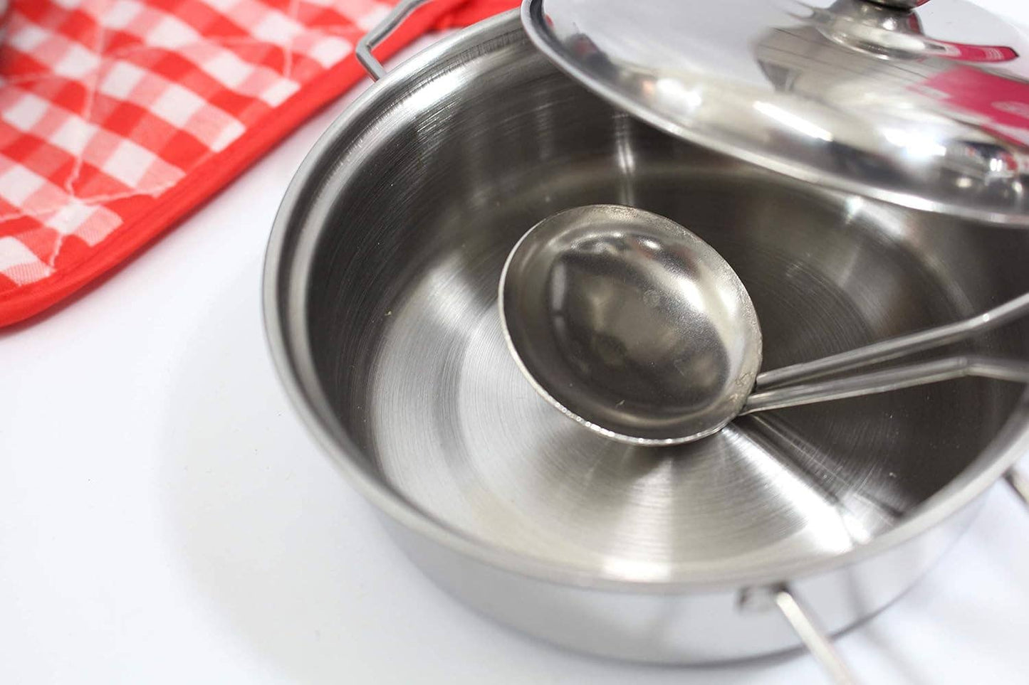 Metal Pots And Pans Kitchen Cookware Playset
