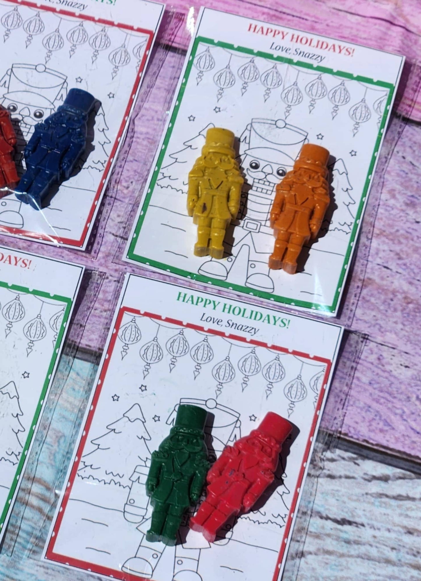Toy Soldier Coloring Kit – Christmas Party Favors for Kids