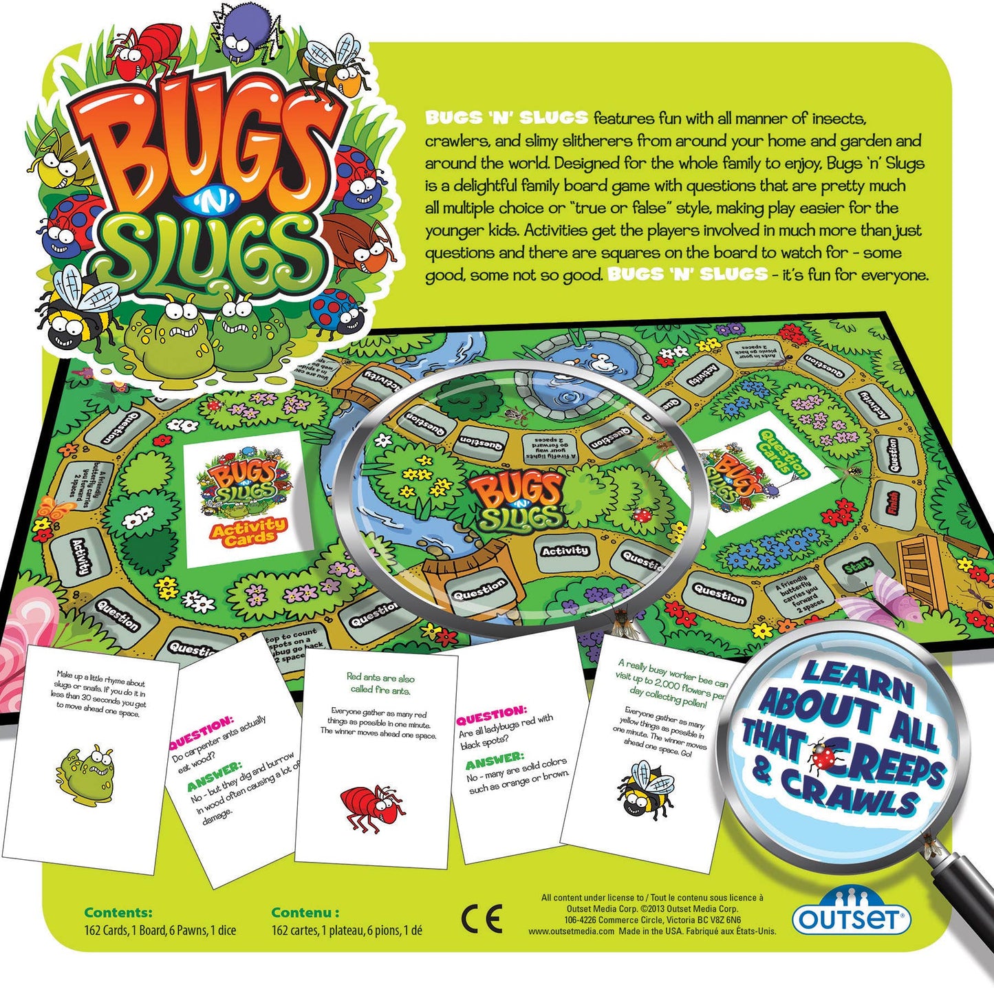 Bugs 'N' Slugs Board Game - A Creepy Crawly Adventure 🐞