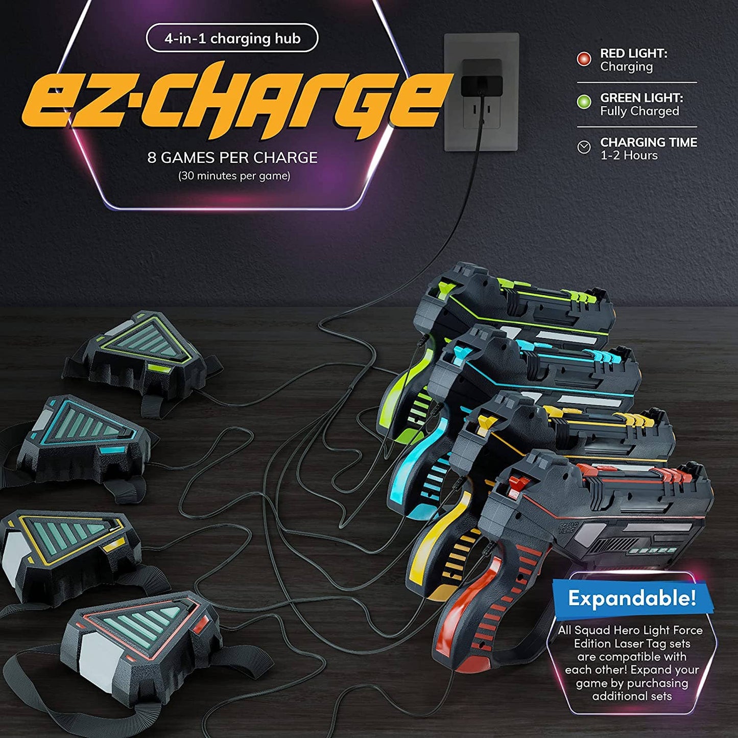 Rechargeable Laser Tag Set light Force Edition