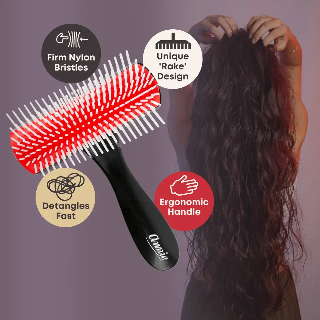 Annie Ergo Detangling Brush 9 Row