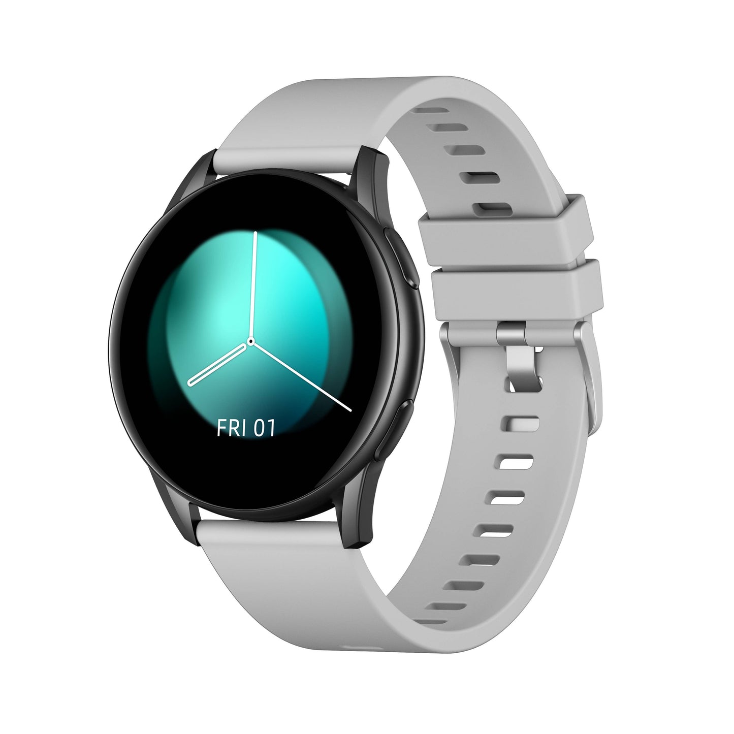 Smart Sport grey silicon watch work w/ Android & Apple phone