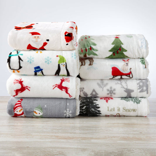 Sherpa Throw Blanket - Eve Collection
