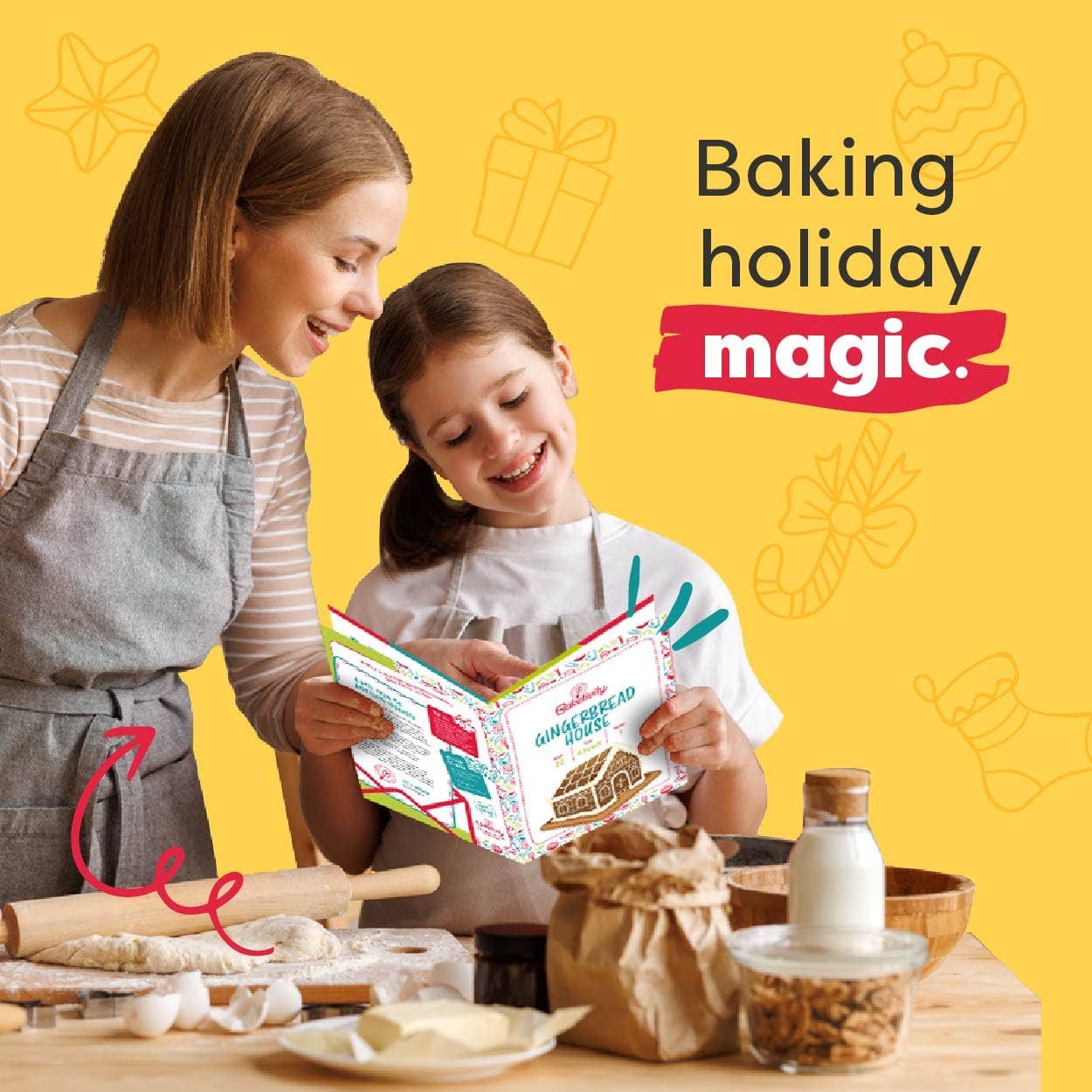 Holiday Gingerbread House Baking Kit
