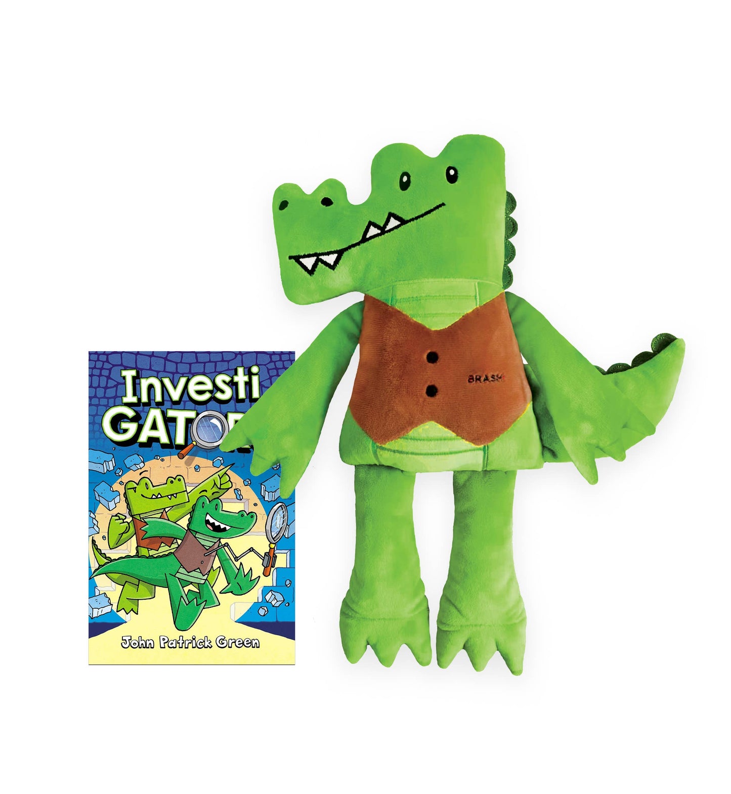InvestiGators Flip Plush with hardcover book