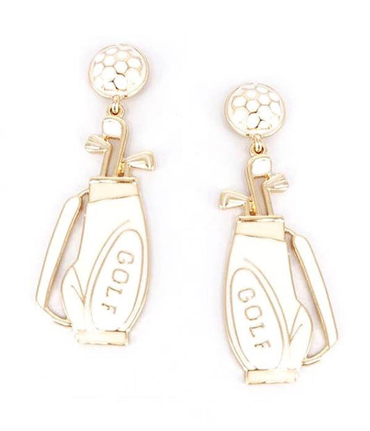 ( U953 )  SPORT   EPOY GOLF CLUB EARRING
