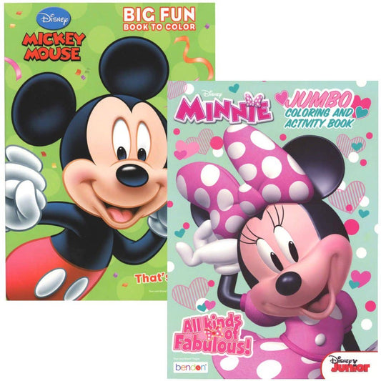 Mickey & Minnie 80 Page Coloring Book