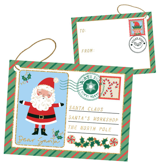 Gift Tags w/ Tie String - North Pole Bound