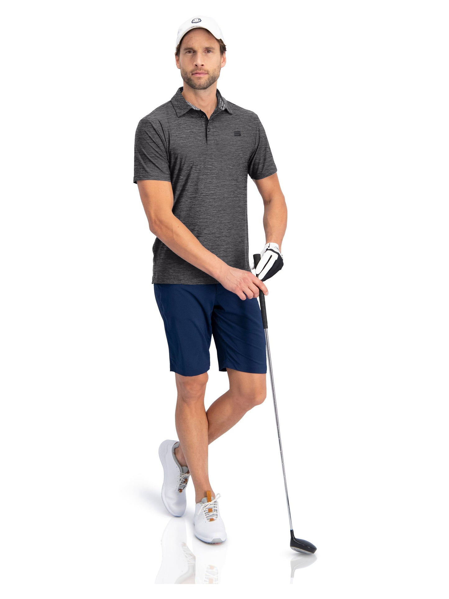 Men's Quick Dry Golf Shirts - Short Sleeve, Athletic Polo