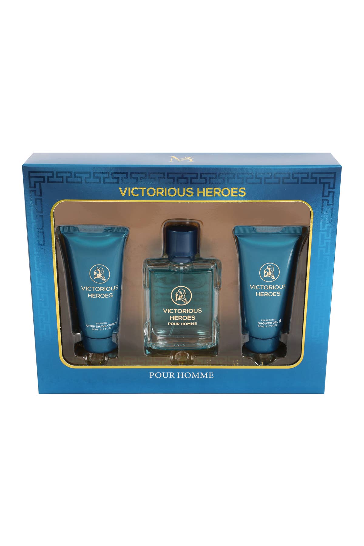 Victorious Heroes Perfume Body Care Set for Men