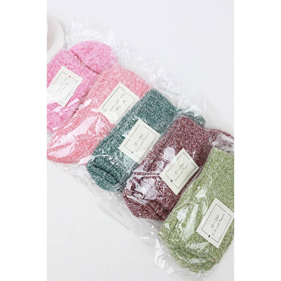 Stay Cozy Two Tone Socks