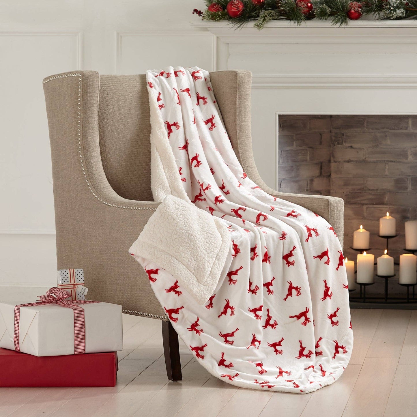Sherpa Throw Blanket - Eve Collection
