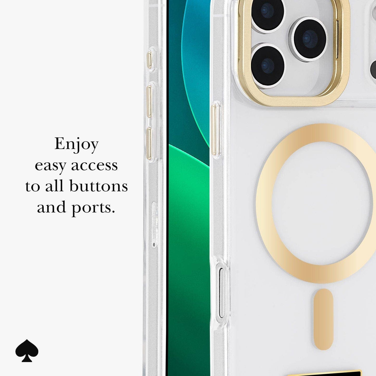 Kate spade new york Icon Clear MagSafe - iPhone 17 Pro Max